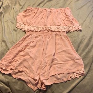 Pink romper